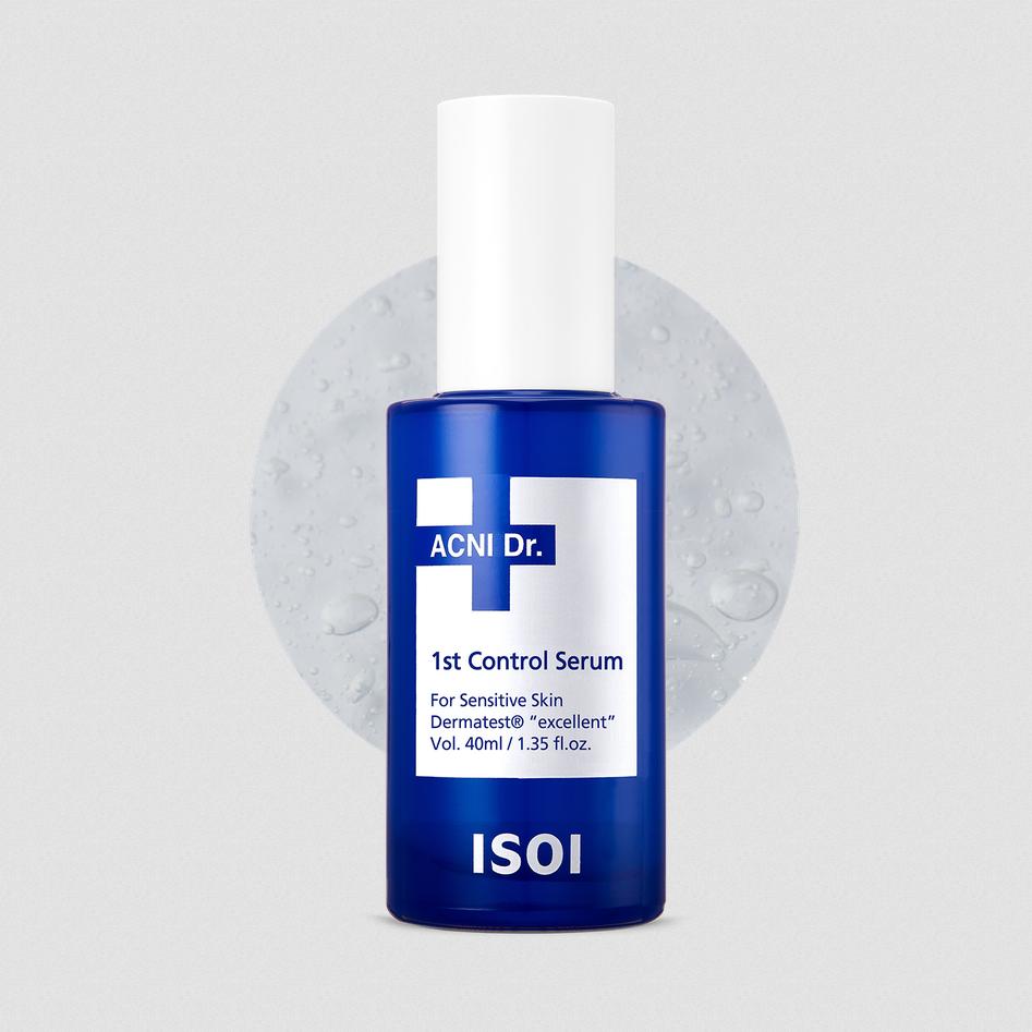 isoi Акни Доктор. 1st Control Serum 40мл/ Некомедогенный, Успокаивающий, Увлажняющий, Корейская косметика, Kbeauty