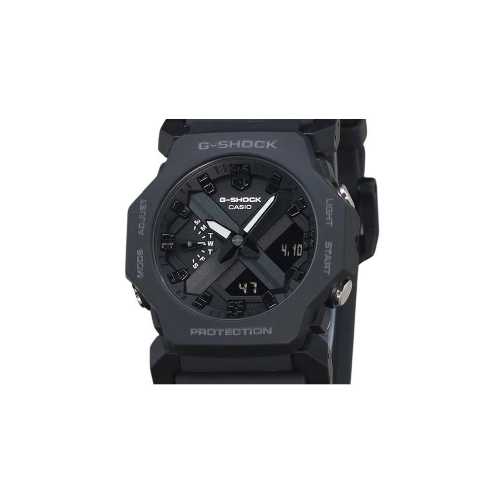 Casio G-Shock аналоговые цифровые черные смоляные кварцевые часы с черным циферблатом GA-2300-1A 200M мужские часы