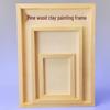 Ручная деревянная рамка для глиняных картин для творческих детских поделок в детском саду