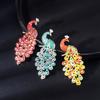 New Exquisite Fashion Peacock Brooch Temperament Elegant Women's High-end Dress Blazer Accessories Pin Corsage