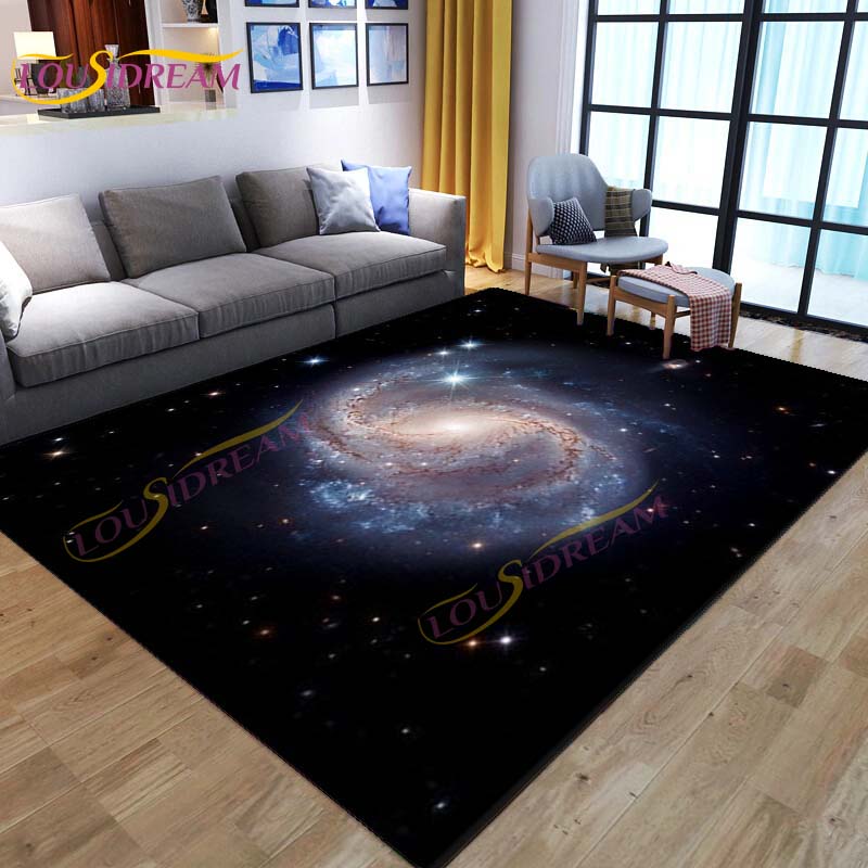 3D цветной космический коврик Galaxy ковер звездное небо ковер для гостиной спальня диван планета ковер детский игровой коврик напольный коврик домашний декор