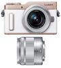 Panasonic Mirrorless Single Lens Camera Lumix GF10 Double Lens Kit Standard Zoom Zoom Lens Included White Lens/Telephoto DC-GF10WA-W