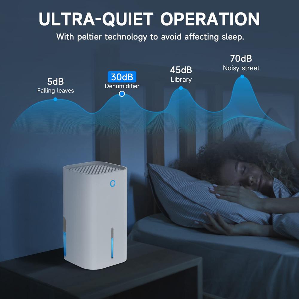 Осушитель воздуха для дома, поглотитель влаги, электрические тихие портативные осушители воздуха для спальни, подвала, офиса, дезодорант, осушитель воздуха