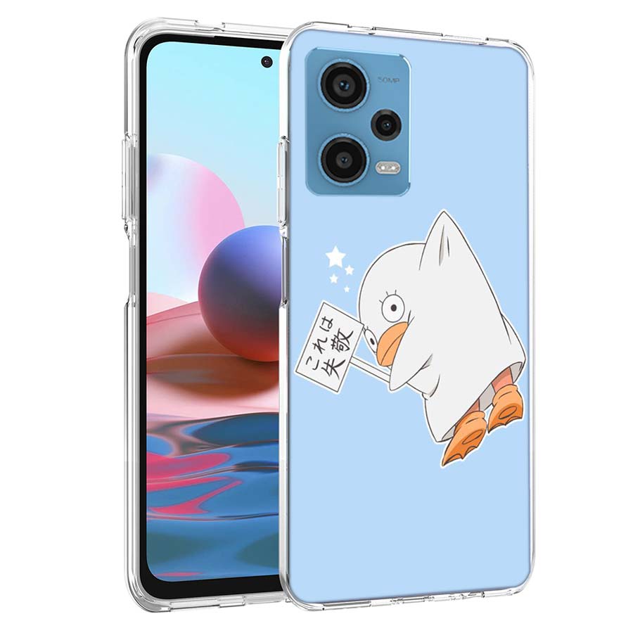 Аниме Гинтама Мистер. Чехол для телефона 'Капля дождя' для Redmi Note 13 12 14 15 Pro Plus 13R 11 11T 11E 11S 10 Pro 10S 9 9S Прозрачный ТПУ