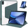 For OPPO Pad 4 Pro 13.2 inch Case OPD2409 360 Rotating Stand Tablet Funda for OPPO Pad4 Pro 13.2" Pencil Holder Clear back