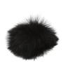 Lavalier Wind Muff Microphone Furry Windscreen Muff Lapel Microphone Cover 0.5cm 0.2inBlack