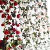 180cm Artificial Rose Flower Ivy Vine String Home Wedding Hanging Decoration