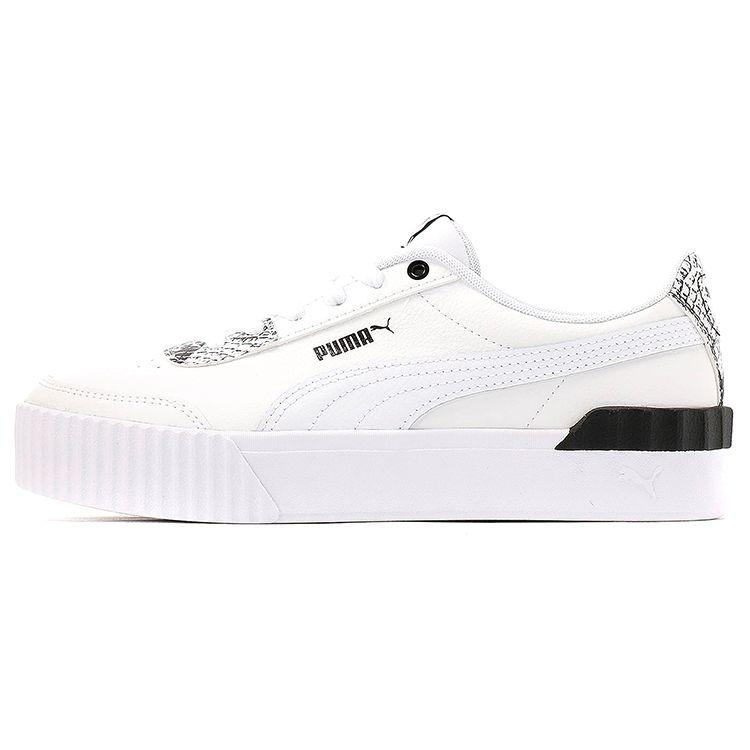 Puma Carina Lift Sports Low-Top Sneakers Women Sneakers White Black 382504-01
