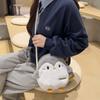 Doll Penguin Handbag Portable Funny Messenger Bag Mini Plush Crossbody Bag  Women