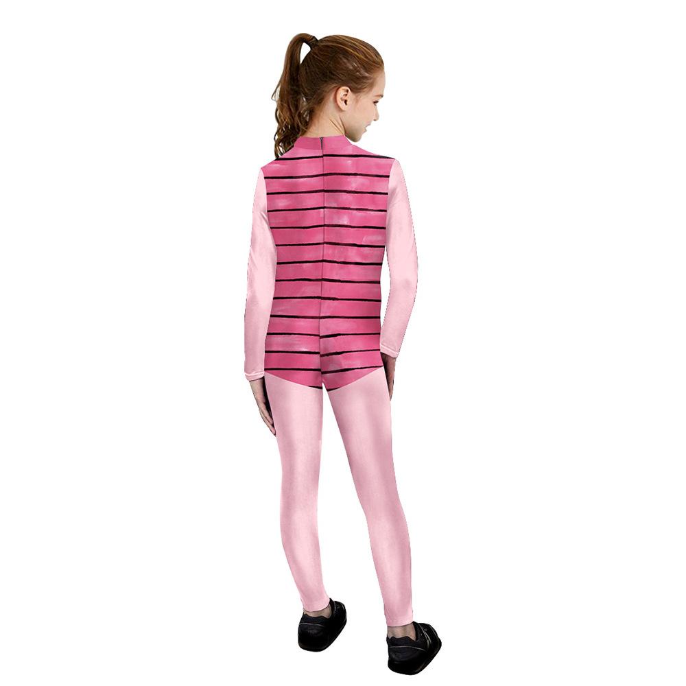 Peppa Pig One-Piece Onesie for Kids – Halloween Costume, Role-Playing, Party, Classic Cartoon Character Pajama Onesie