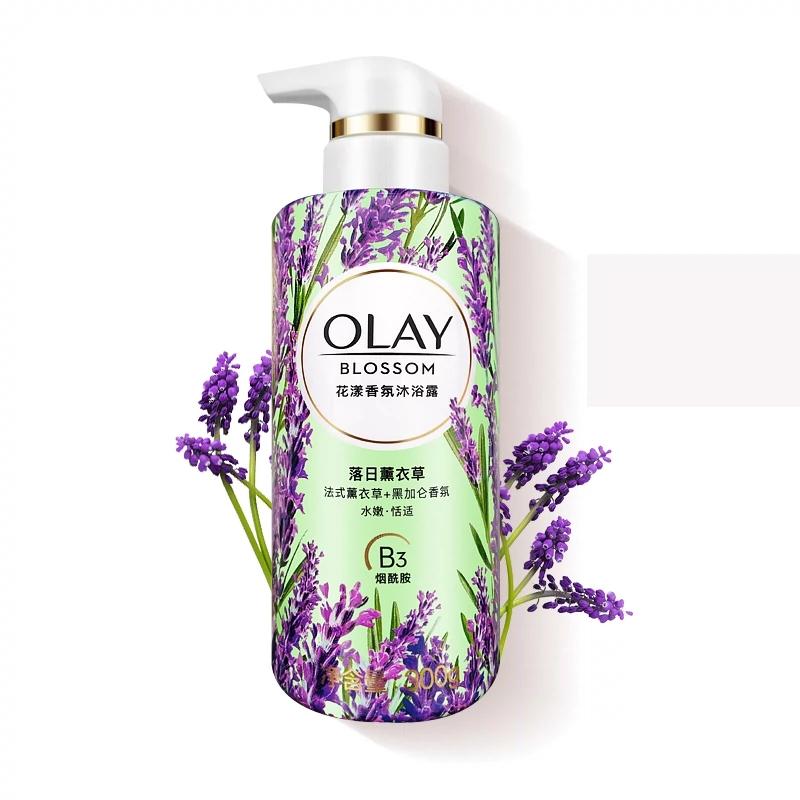 Olay Гель для душа с лавандой 300 мл OLAY Гель для душа с лавандой 300 мл Никотинамидный гель для душа Sunset Lavender 300 г (Лаванда+Черная смородина)