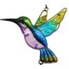 Hummingbirds Wind Bell Painted Crafts Hanging Pendants Bell Beautiful Bird Wind Chime  Home