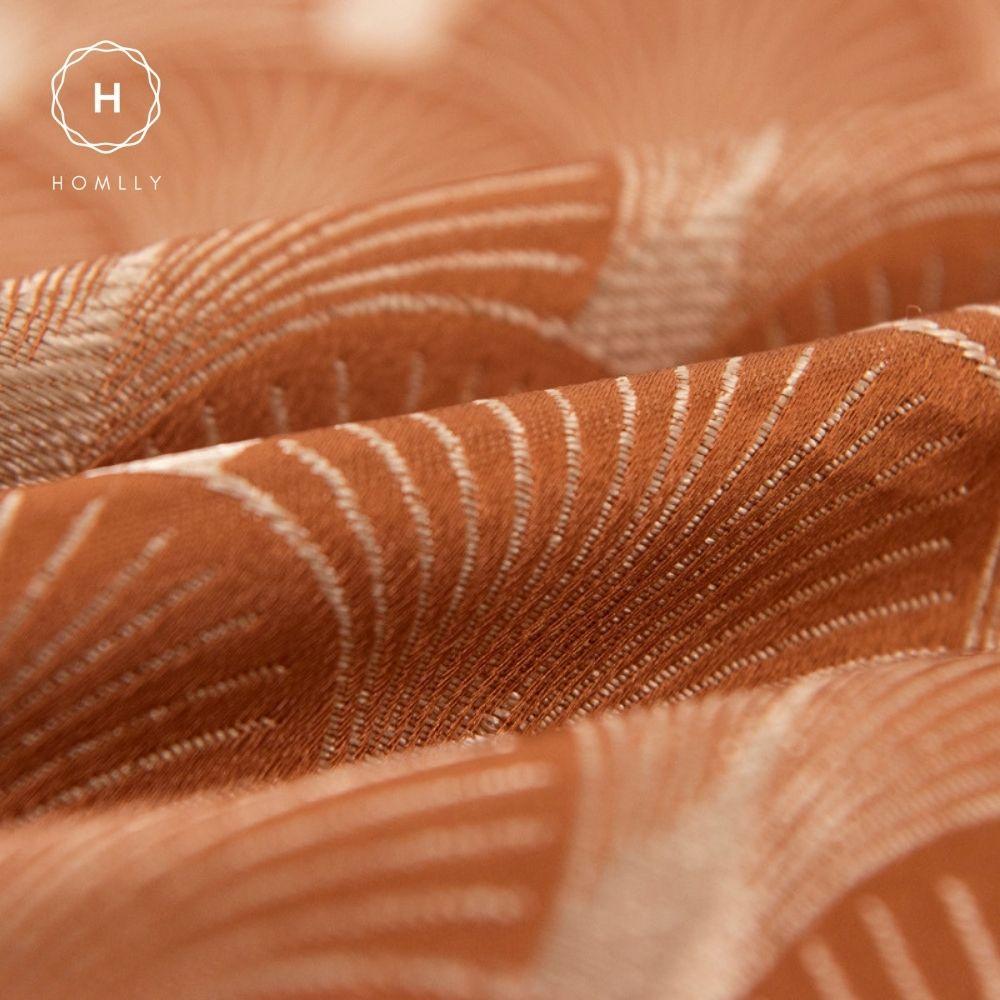 Homlly Oriental Fan Jacquard Cushion Cover Pillowcase X2PCS