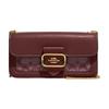 COACH Morgan Fabric With Cow Leather Shoulder Bag, Crossbody Bag Small Women's Burgundy CH150-IMMZI