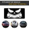 Evil Smile Monster Face Front License Plate for Women Car Vanity Plates Decorative Aluminum Metal Cute Novelty License Plate Cover for Men 6x12 Inch