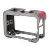 Action Camera Cage with Magnetic Base Anti Slip Pad Easy Disassembly Aluminum Alloy Protective Frame