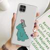 Прозрачный чехол для Samsung Galaxy A52 A12 A51 A32 A21s A71 A32 A22 50 A70 A31 A72 5G, чехол для телефона, милый чехол с маленьким динозавром