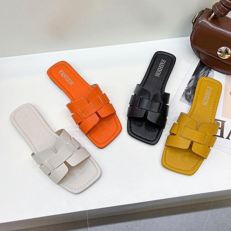 Summer Slipper Women Shoes Ladies Fashion Slides Sandals Womens High Quality Shoes New Design Beach Flat Shoes Female Slippers