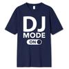 Summer Unisex Women Dj Mode Print Cotton T-Shirt Oversized Tees Hip Hop Style Short Sleeve Harajuku Dj Printed Casual Male Tshirt