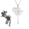 Anime Link Click Charles Lucas Cosplay Necklace Unisex Clock Pendant Couple Choker Jewelry Accessories Gifts Necklaces