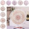 Anti-pollution Protective Mesh Fan Cover Lace Flower Fan Dust Cover