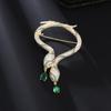 Ветер умная личность змея брошь зодиак натальный год творческий циркон продвинутый смысл змея корсаж пальто булавка