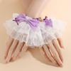 Lolita Lace Bowknot Sleeve Cuffs for Cosplay