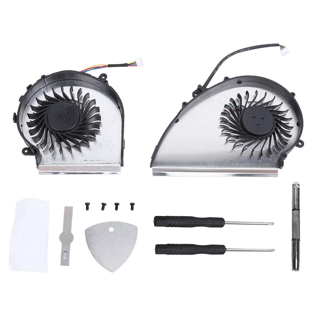 CPU GPU Cooling Fan with Repair Tool Replacement for MSI GE72VR GP72VR GL72VR MS 179B PAAD06015SL 4