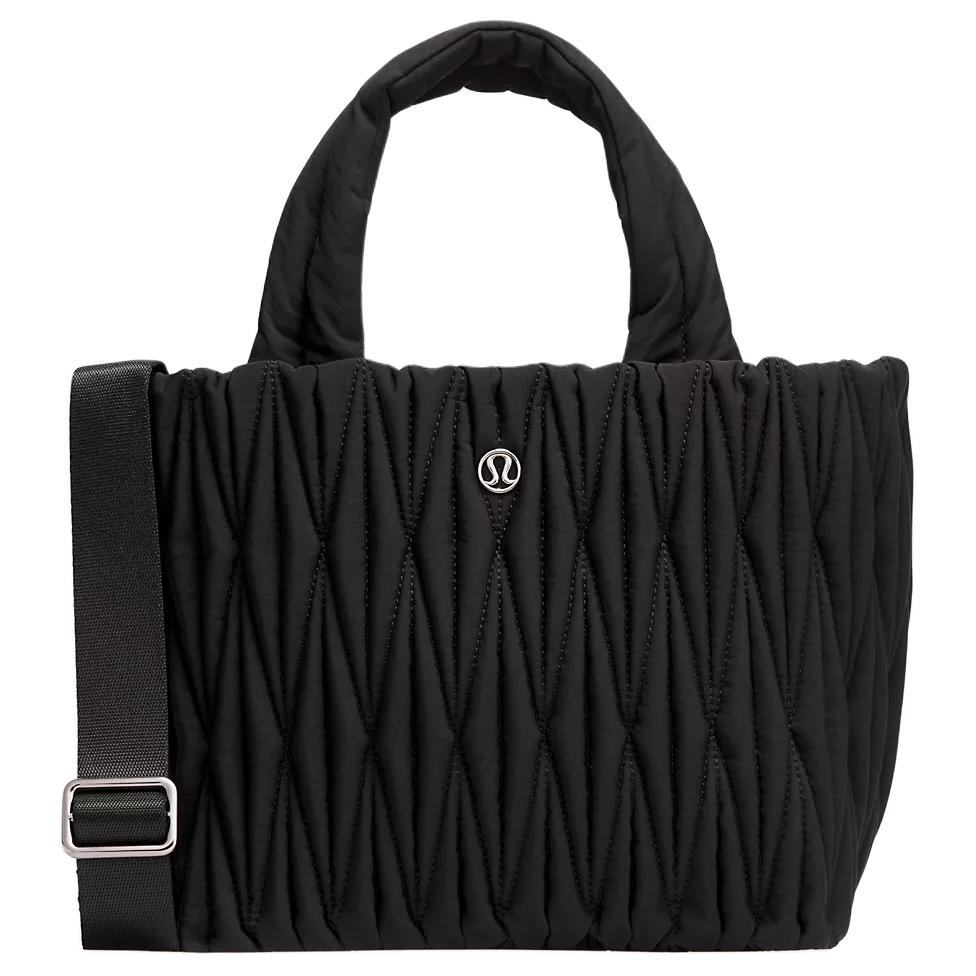 Lululemon Сумка-тоут 5 л с ромбовидной стежкой Женские сумки-тоут Черная LW9FZYS-0001