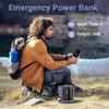 Beltcage Fan with 5 Speed Levels, 10000mAh Rechargeable Neck Fan, Power Bank, LED Lighting, Hands-Free Cooling Fan for Outdoor Life, Camping, Hiking