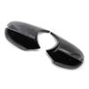 Rearview M3 Style Side Mirror Shells Side Wing Mirror Cover Cap Bright Black Style Pair Replacement for BMW E90 E91 E92