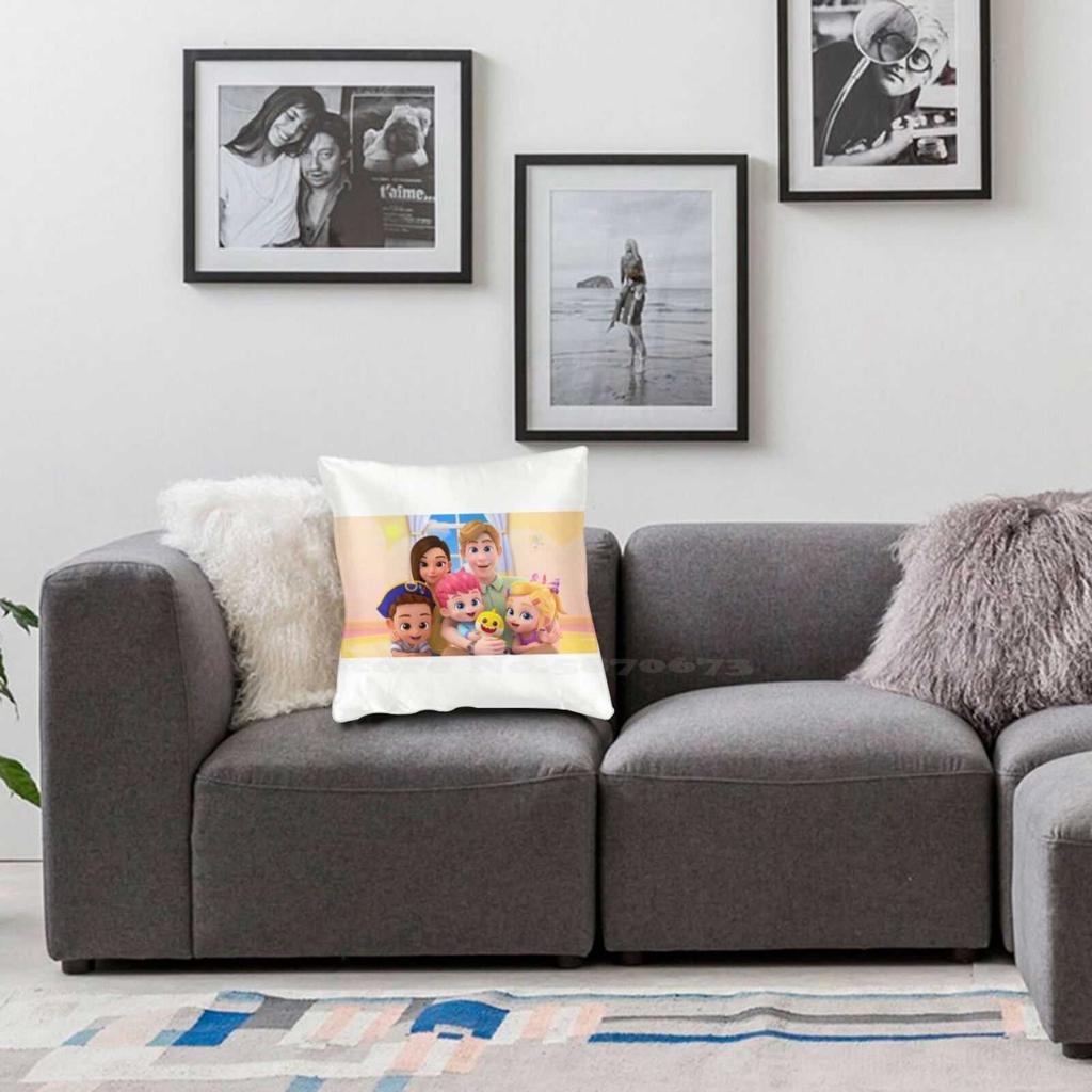 Bebefinn Nursery Rhymes & Kids Songs Home Sofa Car Waist Throw Pillowcase Bebefinn Kids Nursery