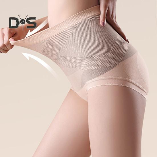 Lady Underpants High Waist Shaping Underwear Butt-lifted Thin Tummy Control Elastic Panties Compression Seamless Good Breathability Daily Sport Briefs