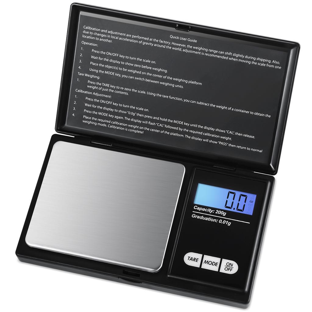 500/0.01g 200g/0.01g LCD Portable Mini Electronic Digital Scales Pocket Case Postal Kitchen Jewelry Weight Balance Scale