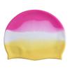 Силиконовые шапочки для плавания для женщин и мужчин, водонепроницаемая мягкая шапочка для купания, шапочка для плавания, которую легко надевать и снимать для длинных и коротких волос