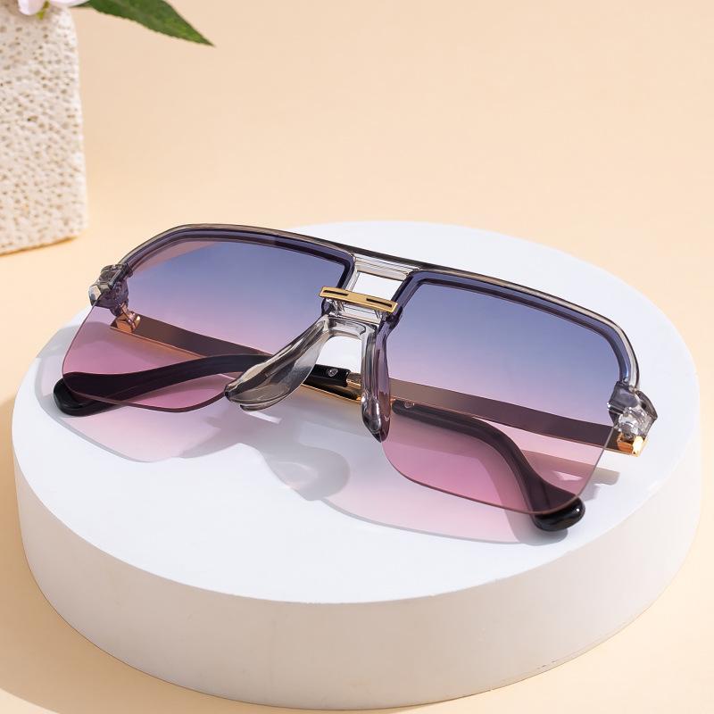 Солнцезащитные очки с большой оправой, мужские усовершенствованные очки, солнцезащитные очки с полуоправой