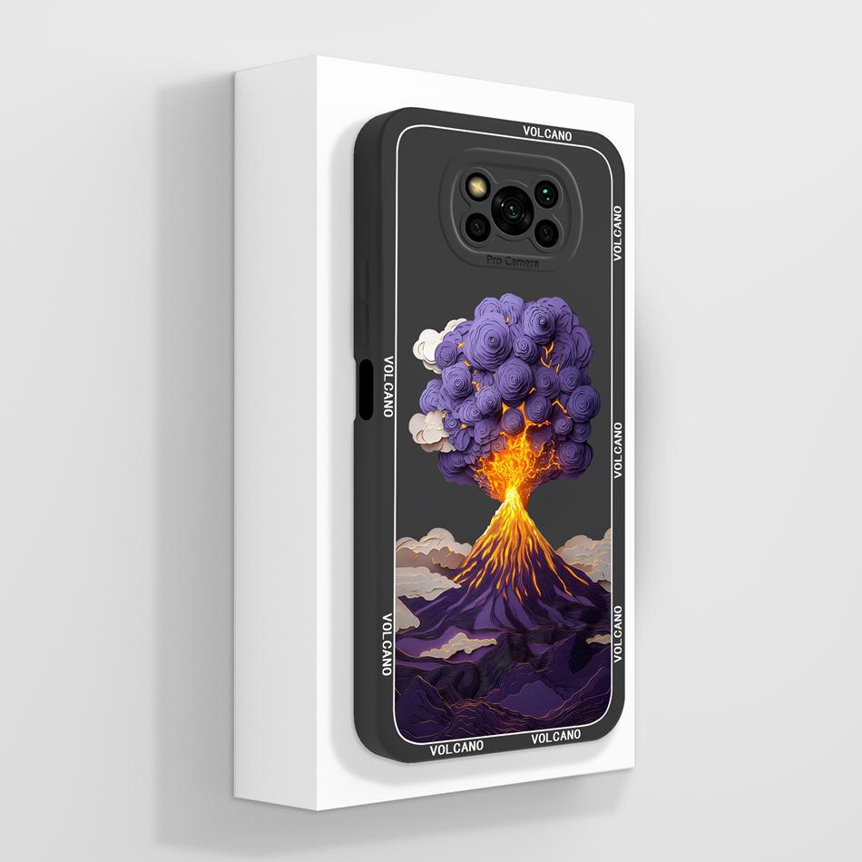 Чехол для Poco X3 Pro/X3 GT/X3 NFC Конфетный окрашенный чехол для Poco X 3 PocoX3 Мягкий жидкий силикон Полное покрытие Задние крышки для телефона