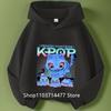 Одежда для маленькой девочки K-Pop Охотники на демонов Толстовка Девичья мода Повседневная толстовка Кино Новинка Детская K-Pop Охотники на демонов Толстовки с капюшоном