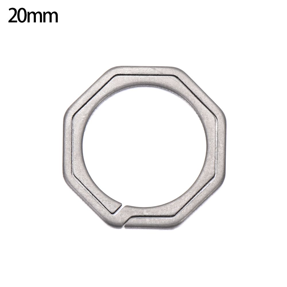 Lightweight Titanium Alloy Male Creativity Gift Key Rings Keychains Buckle Pendant Man Car Keychain