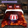 Southampton Football 3 Piece Bedding Set Soft Duvet Cover Set with Pillowcases Printed Bedroom Decor Set for Home