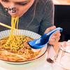 2 шт. Рамен Терминатор вилочная ложка 2 в 1 Рамен лапша суповая ложка с вилкой эргономичная ручка китайские суповые ложки для Рамен лапша суп паста салат