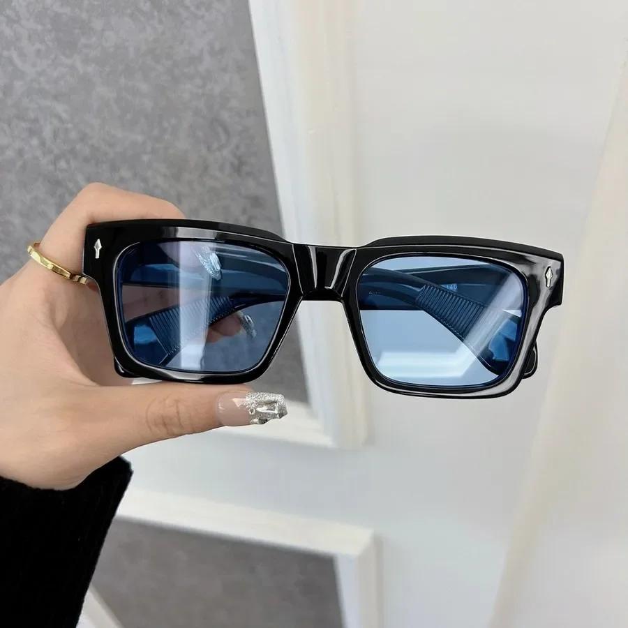 Designer Brand Square Sunglasses Women Men Colorful Cat Eye Frame Sun Glasses Female Mirror Colors Cool Fashion