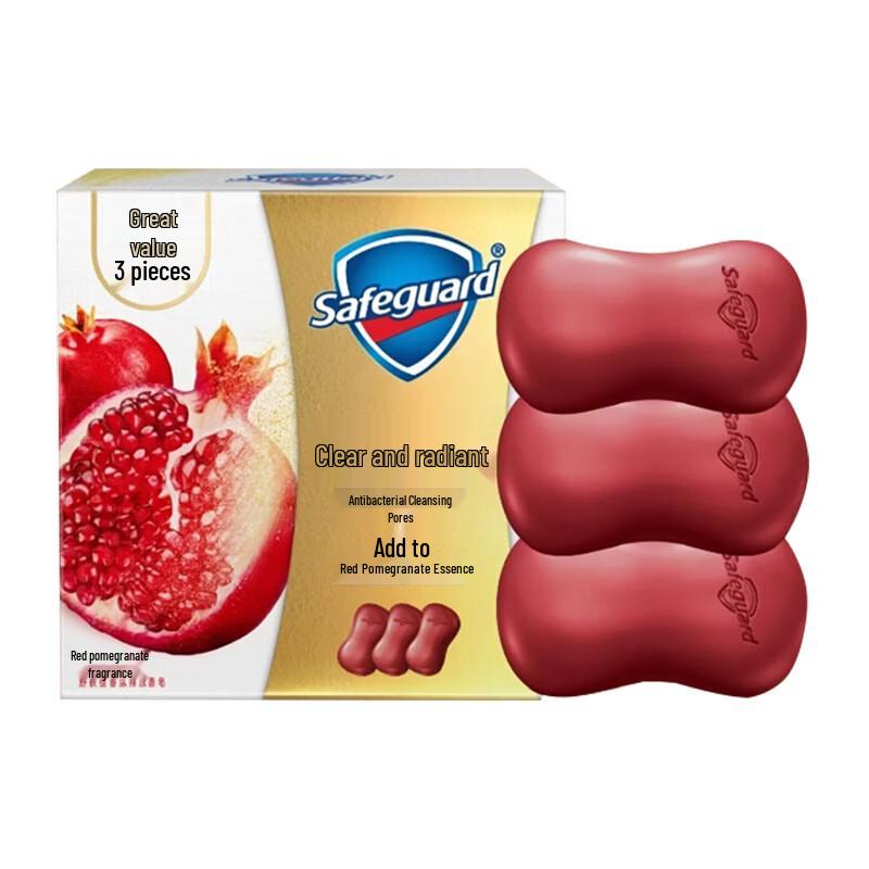 Мыло Safeguard Detox Pomegranate для красоты (3-Pack)
