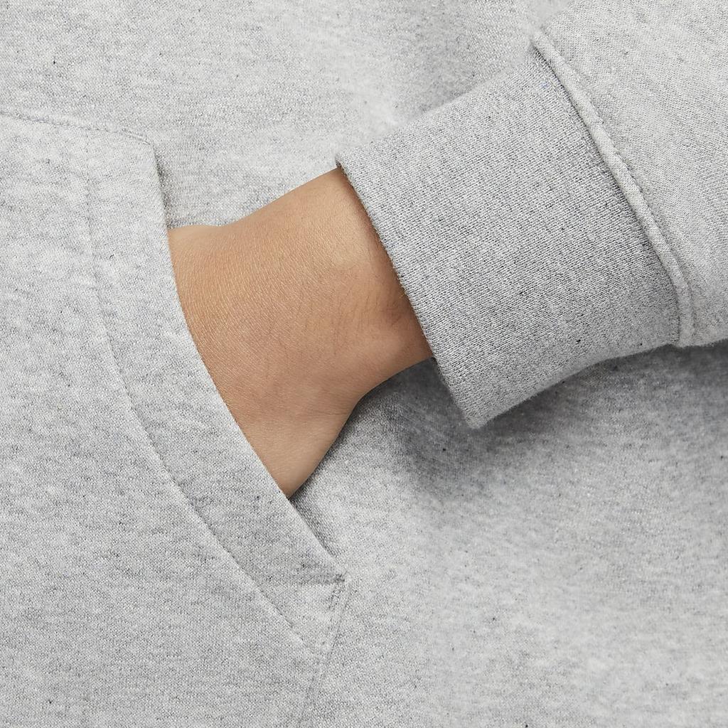 Nike Куртка с капюшоном и длинными рукавами на флисовой подкладке, женские куртки светло-серого цвета DD5635-063
