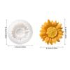 Силиконовые формы для свечей в виде подсолнуха для изготовления свечей, мыла, эпоксидной смолы, многоцелевая силиконовая форма для гипсового декора