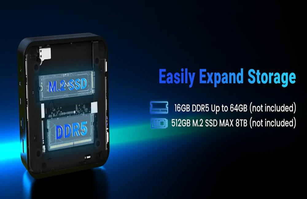 Восстановленный мини-ПК MINIX NGC NR660, AMD Ryzen 5 6600H Ядра Макс 4,5 ГГц, 16 ГБ ОЗУ 512 ГБ SSD