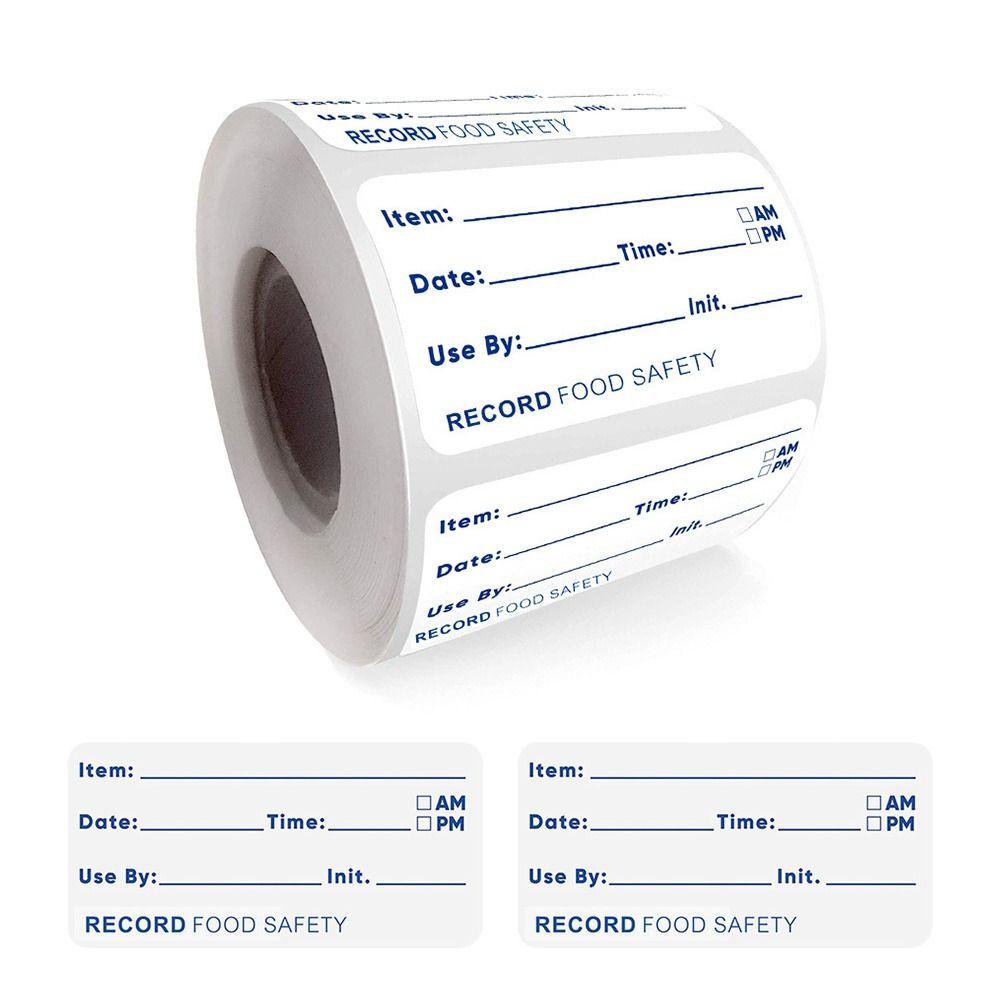 Food Freezer Self Adhesive Food Stickers Food Storage Label Kitchen Sticker Date Content Label