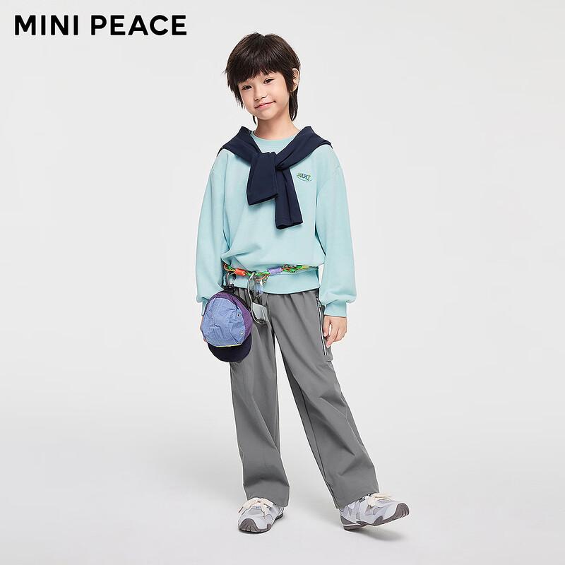 Спортивная толстовка с круглым вырезом для мальчиков MiniPeace, весенняя