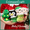 Tree Cartoon Christmas Old Man Penguin Elf Plush Toy Cute Children Holiday Gift