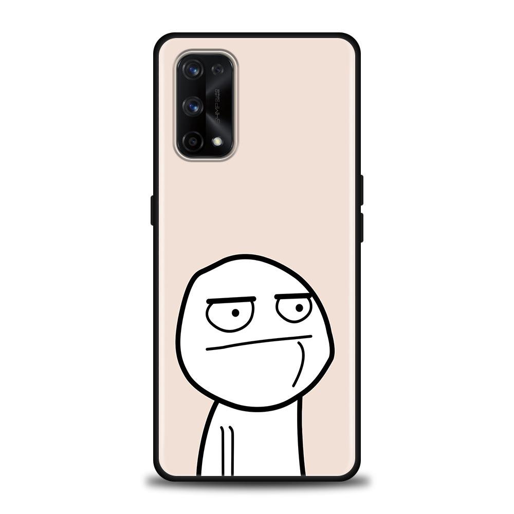Забавный человечек средний палец Fucek чехол для Realme C21Y C21 C25 C20 C15 C12 C11 GT Master Neo Neo2 5G Fundas Capa силиконовые мягкие чехлы